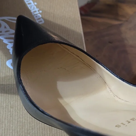 CHRISTIAN LOUBOUTIN Pigalle Follies 100 Nappa Shiny, Size 38.5 (Size 8) - Picture 10 of 16